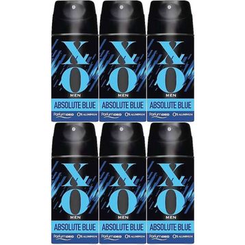 Xo Men-Erkek Absolute Blue 6x150 ml Deodorant