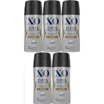 Xo Men-Erkek Clear & Protect 5x150 ml Deodorant