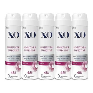 Xo Sensitive Effective 5x150 ml Women Deodorant