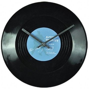 Xoom Retro EG3014HF29BL Plak Mavi Duvar Saati