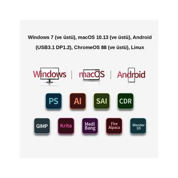 Xp-Pen Artist 15.6 Pro V2 Grafik Çizim Tableti