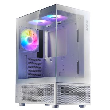 XPG Invader X Mini INVADERXMINIMT-WHCWW ARGB Fanlı Beyaz ATX Gaming Bilgisayar Kasası