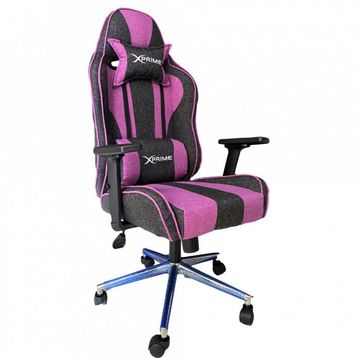 XPrime Alpha Fab1 Pembe Kumaş Oyuncu Koltuğu