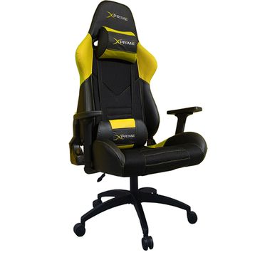 XPrime King Fabric Sarı Oyuncu Koltuğu