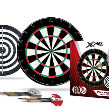 XQ Max Üniseks Flok 2 cm Siyah Dart Tahtası Seti