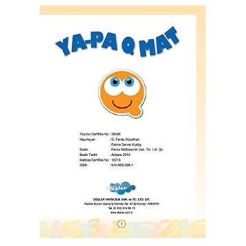 Ya-Pa Q Mat 4-5 Yaş - G. Ferda Güzelhan