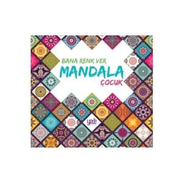 Yade Kitap Bana Renk Ver Mandala Çocuk