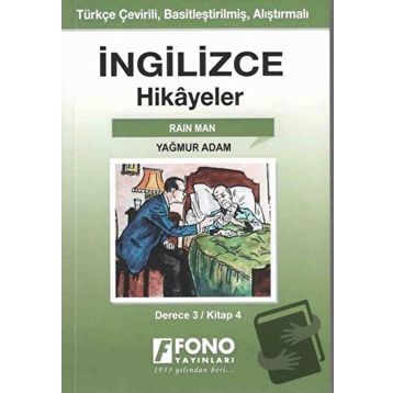 Yağmur Adam Derece 3 İngilizce Hikayeler