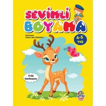 Yağmur Çocuk Sevimli Boyama 4-5 Yaş