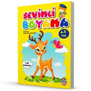 Yağmur Çocuk Sevimli Boyama 4-5 Yaş