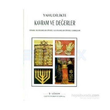 YAHUDILIKTE KAVRAM VE DEĞERLER - YUSUF ALTINTAŞ
