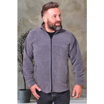 Yakamor Kalın Füme Erkek Softshell Polar Mont