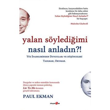 Yalan Söylediğimi Nasıl Anladın?! - Paul Ekman