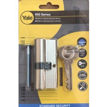 Yale 10-550D-3137-00-0201 650 Serisi 68 mm Patentli Standart Silindir