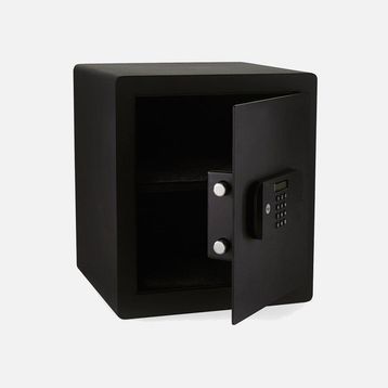 Yale 35x34x40 cm Yüksek Güvenlikli Siyah Elektronik Ofis Tipi Para Kasası