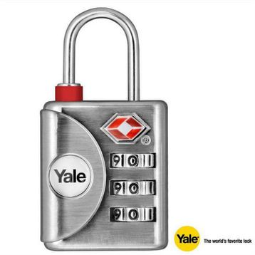 Yale Kontrol Göstergeli TSA Onaylı 3 Şifreli Asma Kilit