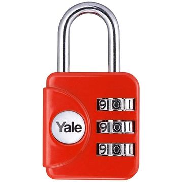 Yale YP1/28/121/1 Geniş Tip Mini Şifreli Travel Asma Kilit