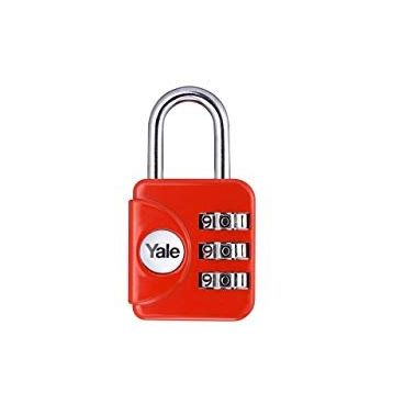 Yale YP1/28/121/1 Geniş Tip Mini Şifreli Travel Asma Kilit