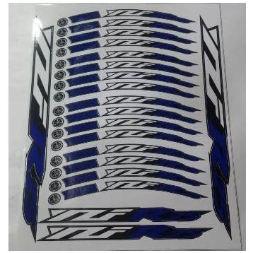 Yamaha YZF R25 Mavi Jant Şeridi