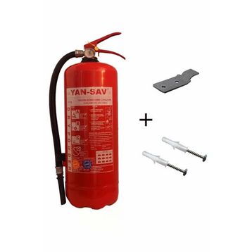 Yan-Sav 6 kg Yangın Tüpü, Askı Aparatı, Dübel Vida