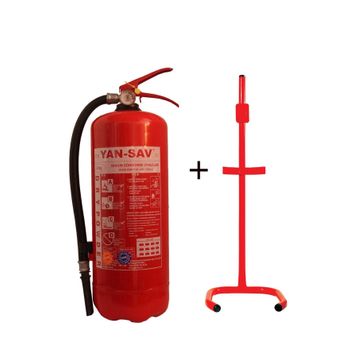 Yan-Sav 6 kg Yangın Tüpü Ve C Tipi Sehpa