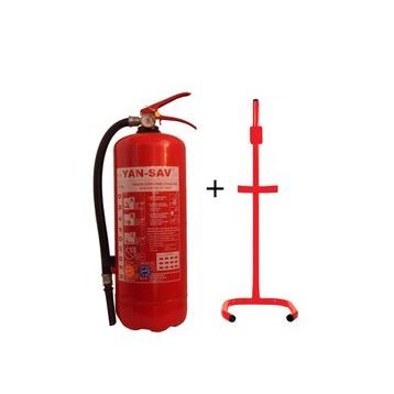Yan-Sav 6 kg Yangın Tüpü Ve C Tipi Sehpa