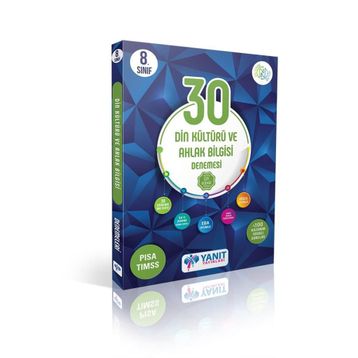 Yanıt Yayınları 8. Sınıf Din Kültürü ve Ahlak Bilgisi Çözümlü 30 Deneme