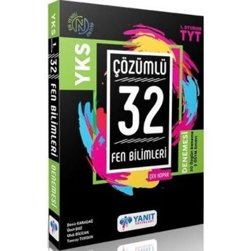 Yanıt Yayınları TYT Fen Bilimleri Çözümlü 32 Deneme