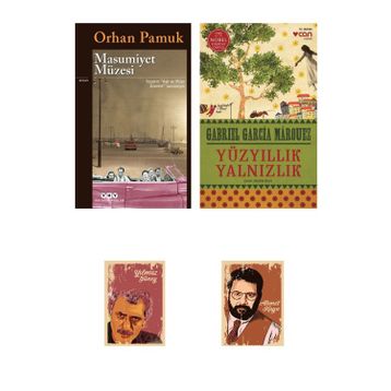 Yapı Kredi Yayınları Masumiyet Müzesi Orhan Pamuk - Yüzyıllık Yalnızlık - Gabriel Garcia Marquez