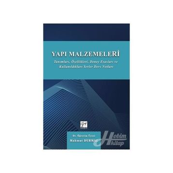 Yapı Malzemeleri - Mahmut Durmaz