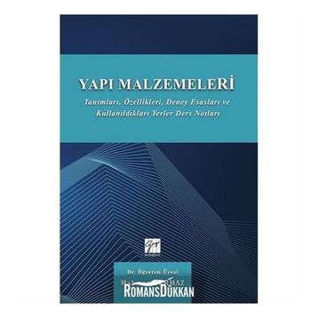 Yapı Malzemeleri - Mahmut Durmaz