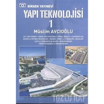 YAPI TEKNOLOJISI 1 - MÜSLİM AVCIOĞLU