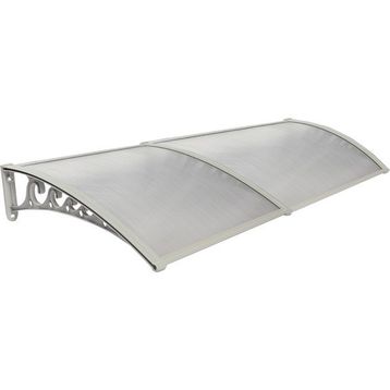 Yapısan Gri Plastik Ayak 6 mm Levhalı Pratik Sundurma Kanopi Tente