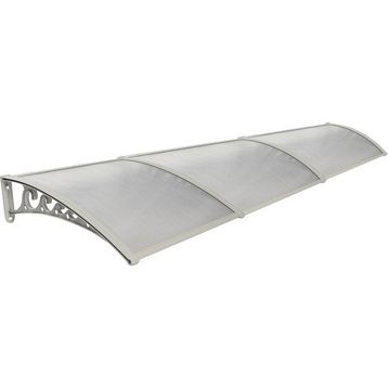 Yapısan Gri Plastik Ayak 6 mm Levhalı Pratik Sundurma Kanopi Tente