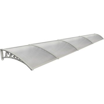 Yapısan Gri Plastik Ayak 6 mm Levhalı Pratik Sundurma Kanopi Tente