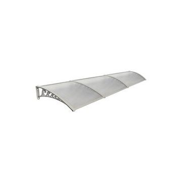 Yapısan Gri Plastik Ayak 6 mm Levhalı Pratik Sundurma Kanopi Tente