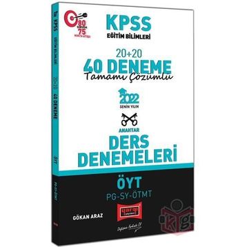 Yargı 2022 Kpss Eğitim Bilimleri Öyt Pg Sy Ötmt Tamamı Çözümlü 20+20 40 Deneme