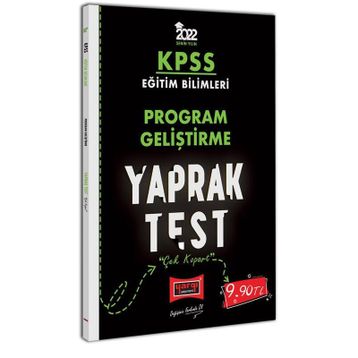 Yargı 2022 KPSS Eğitim Bilimleri Program Geliştirme Yaprak Test