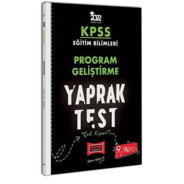 Yargı 2022 KPSS Eğitim Bilimleri Program Geliştirme Yaprak Test