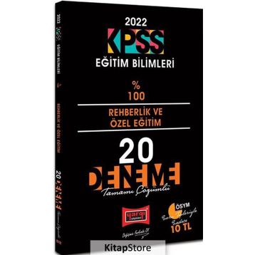 Yargı 2022 Kpss Eğitim Bilimleri Rehberlik Ve Özel Eğitim Tamamı Çözümlü 20 Deneme