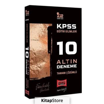 Yargı 2022 Kpss Eğitim Bilimleri Tamamı Çözümlü Fasikül Fasikül 10 Altın Deneme