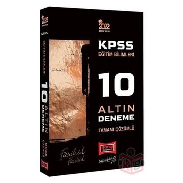Yargı 2022 Kpss Eğitim Bilimleri Tamamı Çözümlü Fasikül Fasikül 10 Altın Deneme
