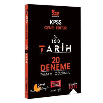 Yargı 2022 KPSS Genel Kültür %100 Tarih Tamamı Çözümlü 20 Deneme