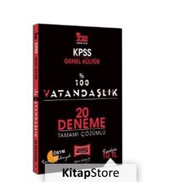 Yargı 2022 Kpss Genel Kültür %100 Vatandaşlık Tamamı Çözümlü 20 Deneme