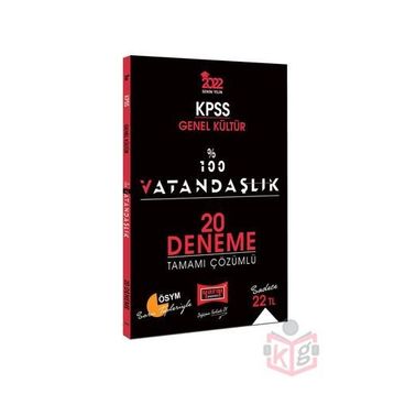 Yargı 2022 Kpss Genel Kültür %100 Vatandaşlık Tamamı Çözümlü 20 Deneme