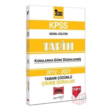 Yargı 2022 Kpss Genel Kültür Tarih Konularına Göre Düzenlenmiş Tamamı Çözümlü Çıkmış Sorular