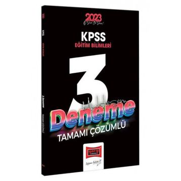 Yargı 2023 KPSS Eğitim Bilimleri Tamamı Çözümlü Muhteşem 3 Deneme Sınavı