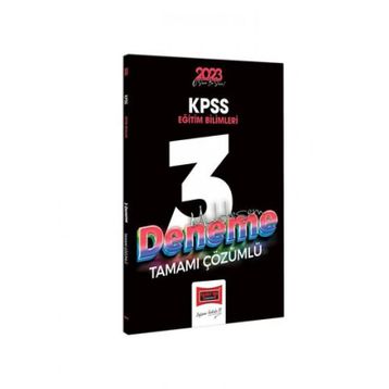 Yargı 2023 KPSS Eğitim Bilimleri Tamamı Çözümlü Muhteşem 3 Deneme Sınavı