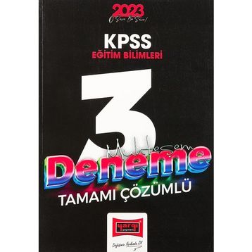 Yargı 2023 KPSS Eğitim Bilimleri Tamamı Çözümlü Muhteşem 3 Deneme Sınavı