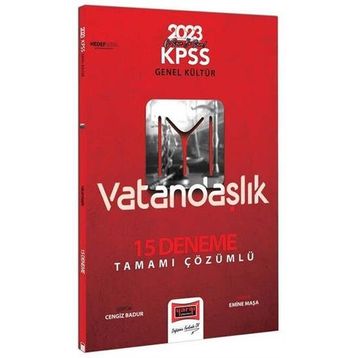 Yargı 2023 KPSS Genel Kültür Hedef IYI Serisi Vatandaşlık Tamamı Çözümlü 15 Deneme